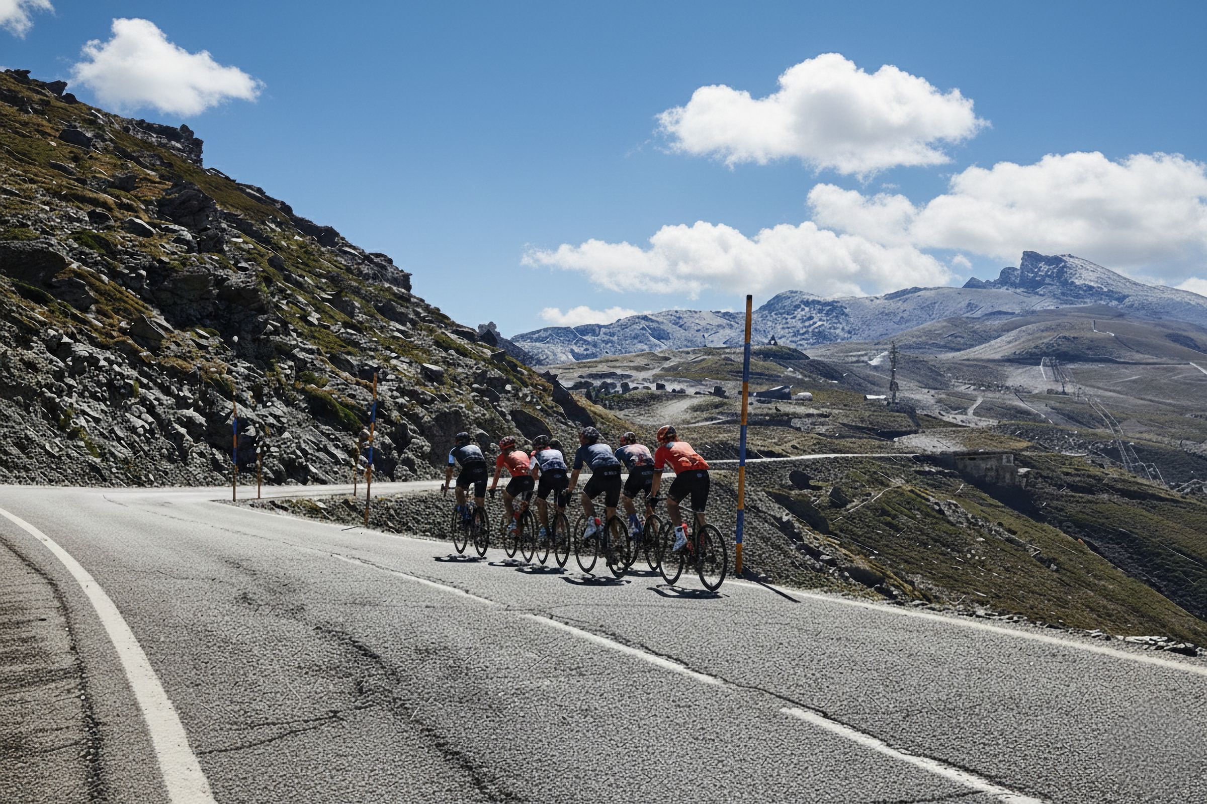 Andalucia climbs pico veleta